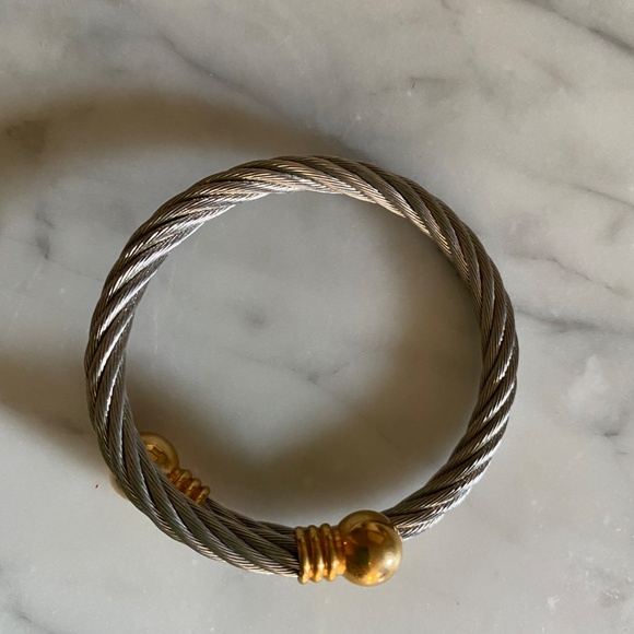 silver and gold wrap around bracelet - Picture 2 of 3